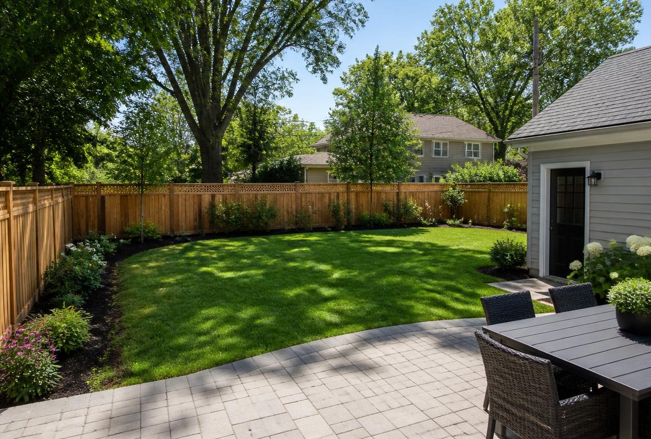 Full backyard rebuild after renovation